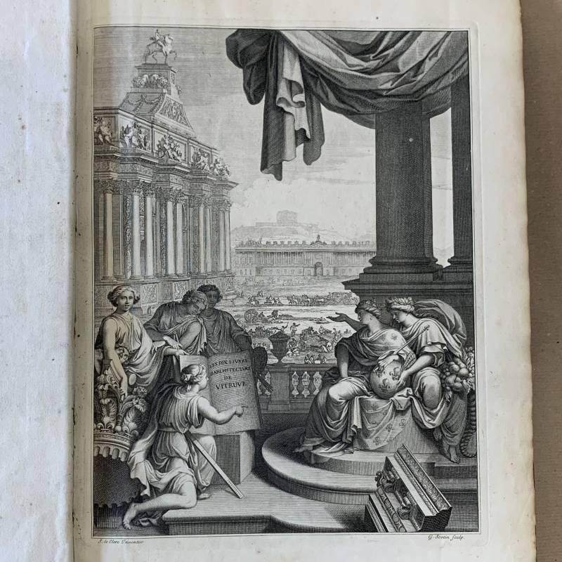Les Dix Livres d’architecture de Vitruve par Perrault / Paris, Coignard, 1684