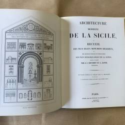 Architecture moderne de la Sicile / Hittorff.