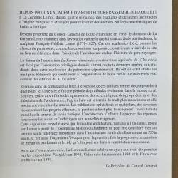 La ferme réinventée / Constructions agricoles du XIXie siècle.
