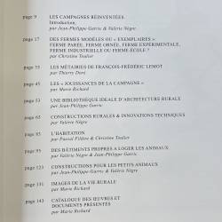 La ferme réinventée / Constructions agricoles du XIXie siècle.