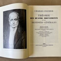 Charles Fourier / Théorie des quatre mouvements et des destinées générales.