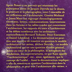 Jacques Derrida / Les arts de l'espace.