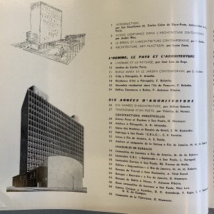 Brésil / l'Architecture d'Aujourd'hui Aout 52