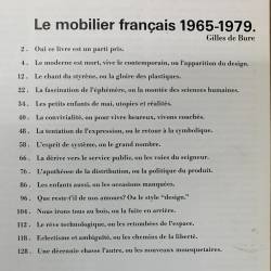 Le mobilier français 1965-1979 / Gilles de Bure.