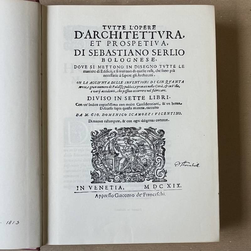 Sebastiano Serlio / Architettura e prospettiva.