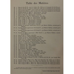 MEUBLES DU TEMPS PRÉSENT / PORTEFOLIO MODERNE (ca 1930) / ADNET, PROU, DUFRENE