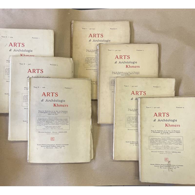 Arts et archéologie Khmers / 1921 à 1926 / George Groslier / Cambodge /