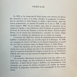Villages antiques de la Syrie du nord / Georges Tchalenko.