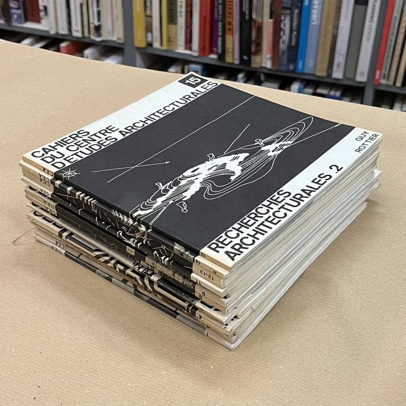 CAHIERS DU CENTRE D’ETUDES ARCHITECTURALES (C.E.A.) / Nos 1 à 16 / Collection complète.