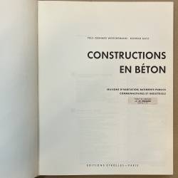 Constructions en béton / Eyrolles 1970.