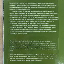 Architecture and landscape / Clement Steebergen / Wouter Reh.
