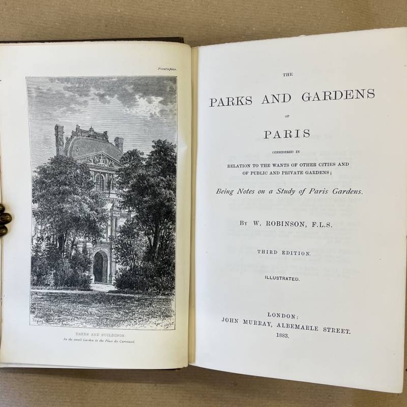Parks and gardens of Paris / Robinson 1883