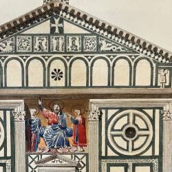 Dessin original 1830 / Florence / San Miniato