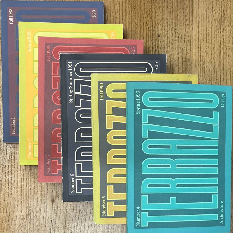 Terrazzo 1 à 6 / Ettore Sottsass.