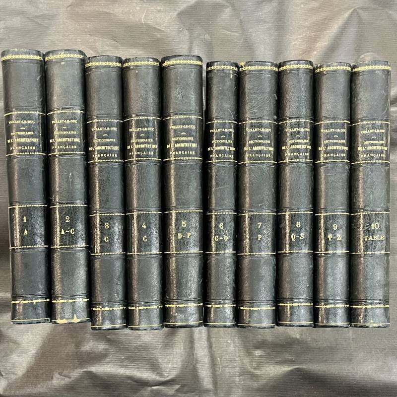Dictionnaire raisonné de l'architecture française du XIe au XVIe siècle / Eugène Viollet-le-Duc.