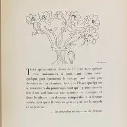 Henri Matisse / lithographie originale 1946 / signature au crayon.............................