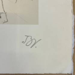 BALTHUS / Balthasar Kłossowski / Lithographie signée au crayon / jeune fille.