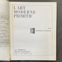 L'art moderne primitif / Maurice Casteels / 1930.