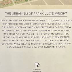 The urbanism of Frank Lloyd Wright / Neil Levine.