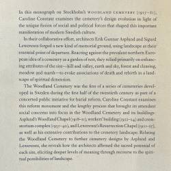 The woodland cemetery / towards a spiritual landscape.