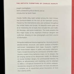 Charles Rohlfs / The artistic furniture of
