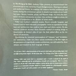 The writing of the walls / Anthony Vidler.