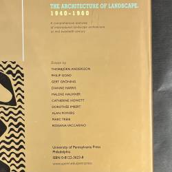 The architecture of landscape 1940-1960.