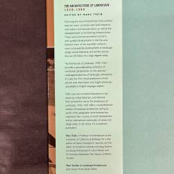 The architecture of landscape 1940-1960.