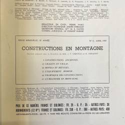 Constructions en montagne / AA 1939.