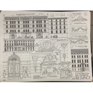 Albert Laprade / Croquis / Paris