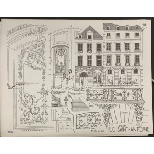 Albert Laprade / Croquis / Paris