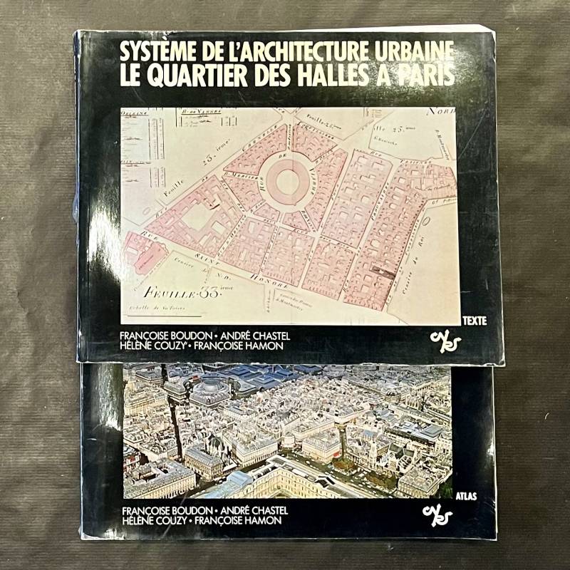 Système de l'architecture urbaine, le quartier des Halles à Paris.