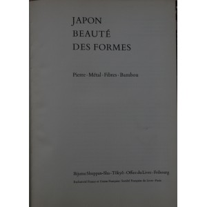 JAPON BEAUTÉ DES FORMES
