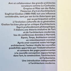 Espace, Temps, architecture / Sigfried Giedion.