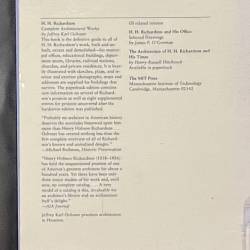 H. H. Richardson / complete architectural works.