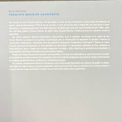 François Maurice architecte.