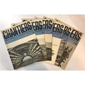 Chantiers / Lot de 6 numéros de 1934 / Rarissime !