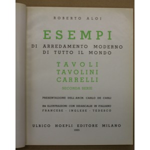 ESEMPI 2 BIS / TAVOLI TAVOLINI CARRELLI 1955