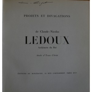 Ledoux, projets et divagations. 
