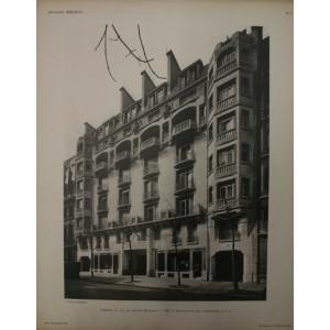 Nouveaux immeubles / façades, plans, détails / 1929