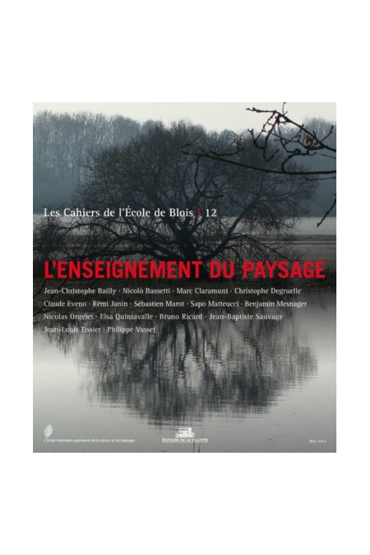 Cahiers de l'école de paysage de Blois n 12
