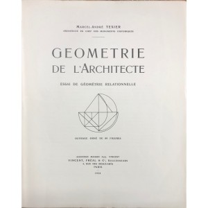 Géométrie de l'architecte par M.A. Texier.