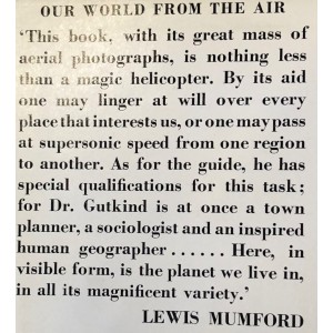 Our world from the air / E. A. Gutkind.