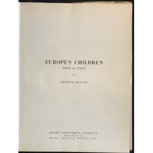 Thérèse Bonney / Europe's children / E/O 1943 