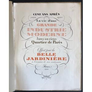 La Belle Jardinière / Paris 1930