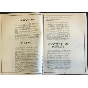 Lawrence Halprin & Associates / Concept plan Cleveland 1975