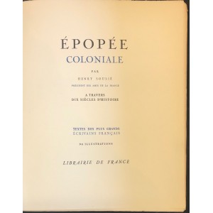 Épopée coloniale par Henry Soulié.