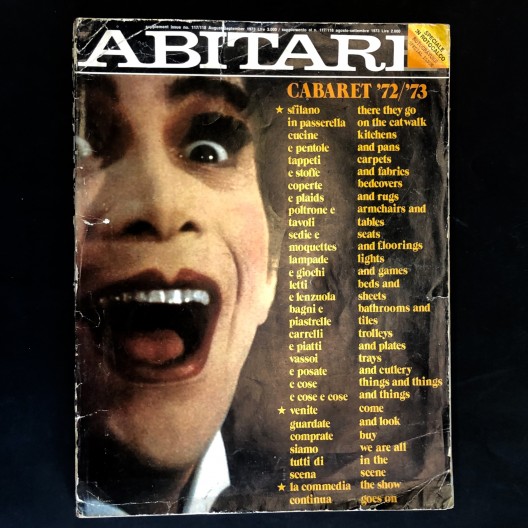 ABITARE / 1973 / Supplément équipement de la maison / Cabaret 72/73