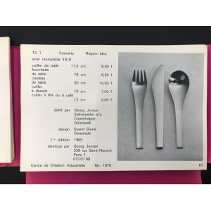 À table / Centre de Création Industrielle 1970 / Widmer 