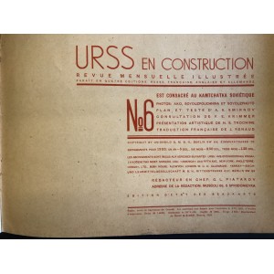 URSS en construction N°6 de juin 1933 